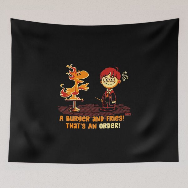 Item preview, A Burger and Fries! That’s An Order! designed and sold by World Domination For Cats ®.