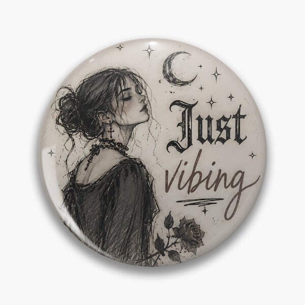 Item preview, GOTHIC GIRL JUST VIBING designed and sold by gothelis.
