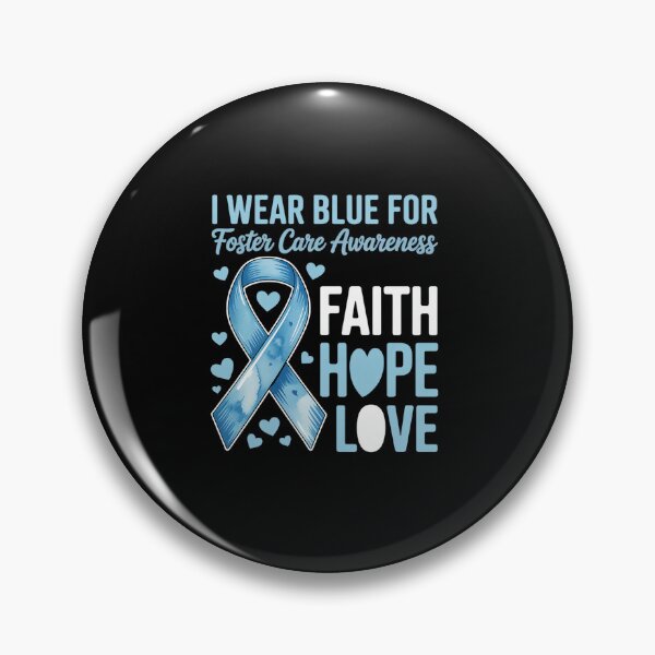 Item preview, I Wear Blue For Foster Care Awareness Gifts designed and sold by fferomananul.