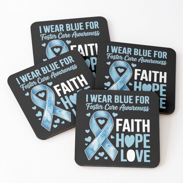 Item preview, I Wear Blue For Foster Care Awareness Gifts designed and sold by fferomananul.
