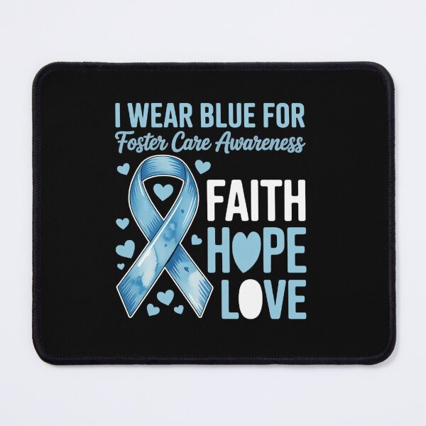 Item preview, I Wear Blue For Foster Care Awareness Gifts designed and sold by fferomananul.
