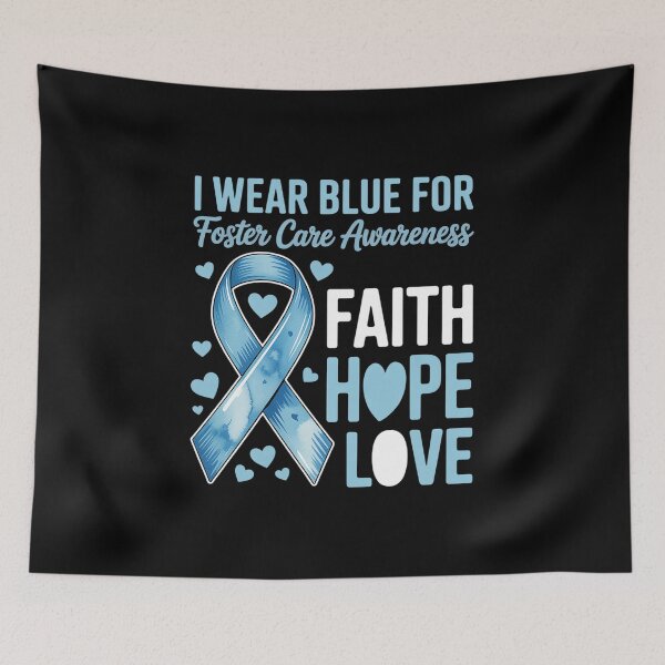 Item preview, I Wear Blue For Foster Care Awareness Gifts designed and sold by fferomananul.