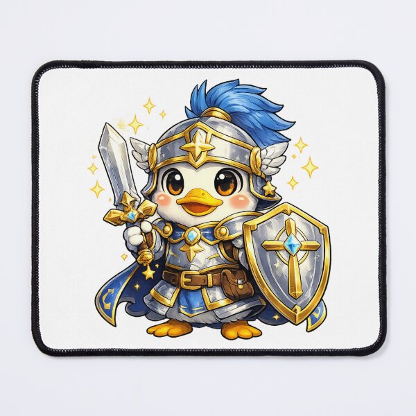 Item preview, Duck Paladin Fantasy Gamer Mascot Art designed and sold by Byte Bark.