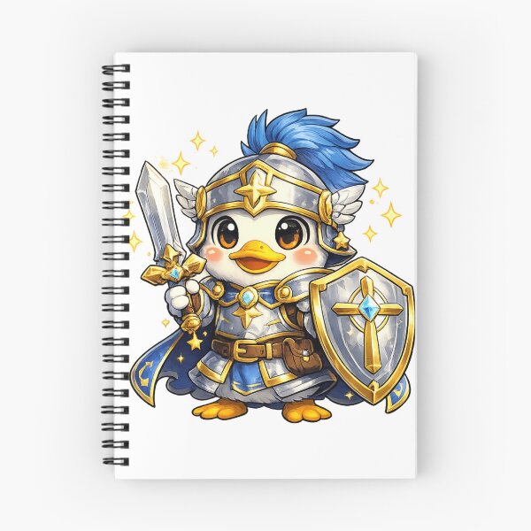 Item preview, Duck Paladin Fantasy Gamer Mascot Art designed and sold by Byte Bark.