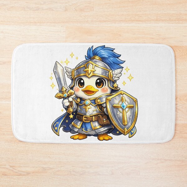 Item preview, Duck Paladin Fantasy Gamer Mascot Art designed and sold by Byte Bark.
