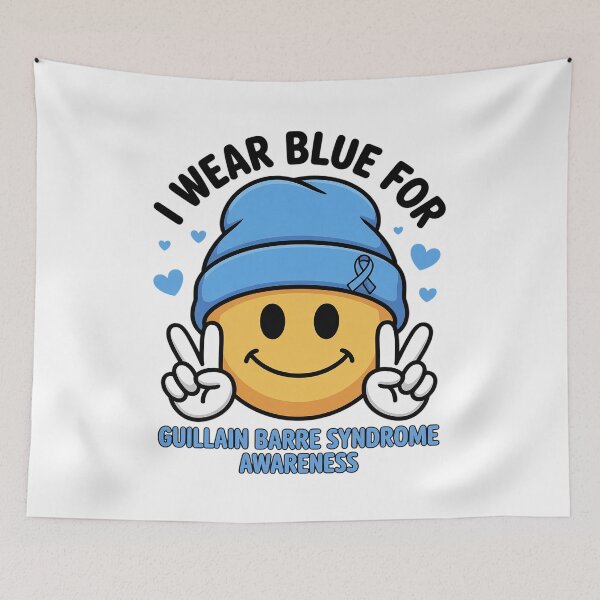 Item preview, I Wear Blue for Guillain Barre Syndrome Awareness designed and sold by fferomananul.