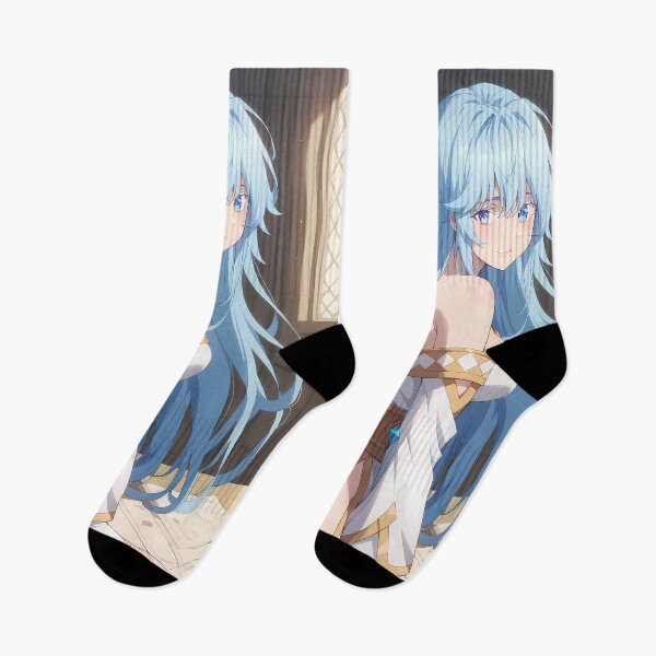 Item preview, Elfaria Albis Serfort Wistoria Wand Sword Blue Hair Elegant Pose designed and sold by SuperTeamCanada.