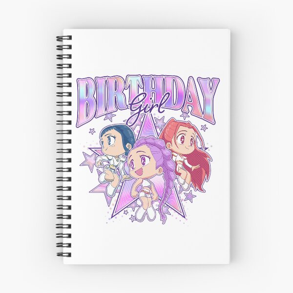Item preview, Kpop Chibi Birthday Girl Idol Cute Group Poster Design designed and sold by bigsbysc.
