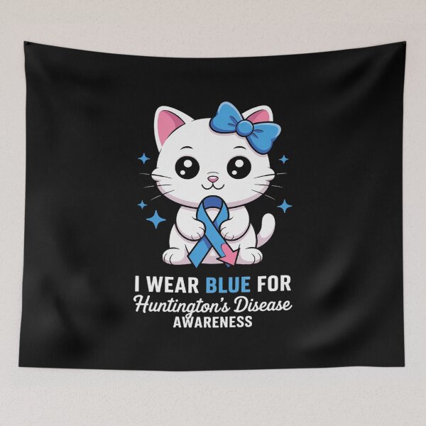 Item preview, I Wear Blue For Huntington's Disease Awareness designed and sold by fferomananul.