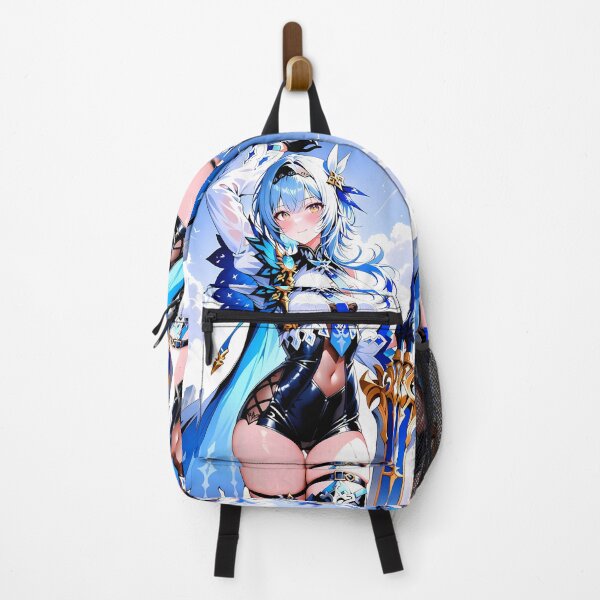 Item preview, Eula Genshin Impact Sky Captain Blue White Fantasy designed and sold by SuperTeamCanada.