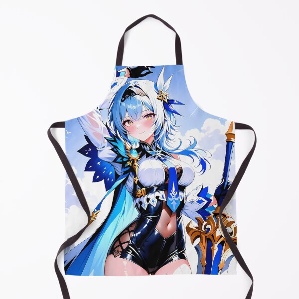 Item preview, Eula Genshin Impact Sky Captain Blue White Fantasy designed and sold by SuperTeamCanada.