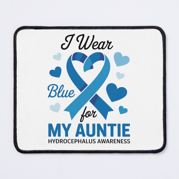 Item preview, I Wear Blue For My Auntie Hydrocephalus Awareness designed and sold by fferomananul.