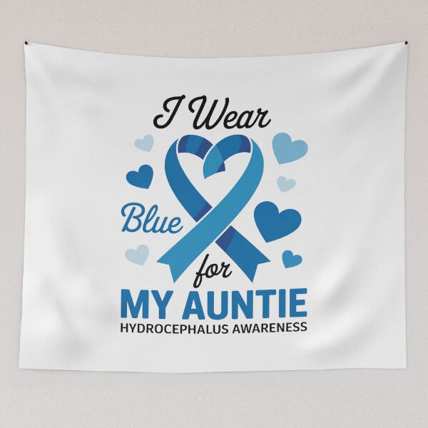 Item preview, I Wear Blue For My Auntie Hydrocephalus Awareness designed and sold by fferomananul.