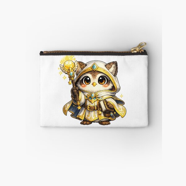 Item preview, Owl Cleric Cute Fantasy Creature Sticker designed and sold by Byte Bark.