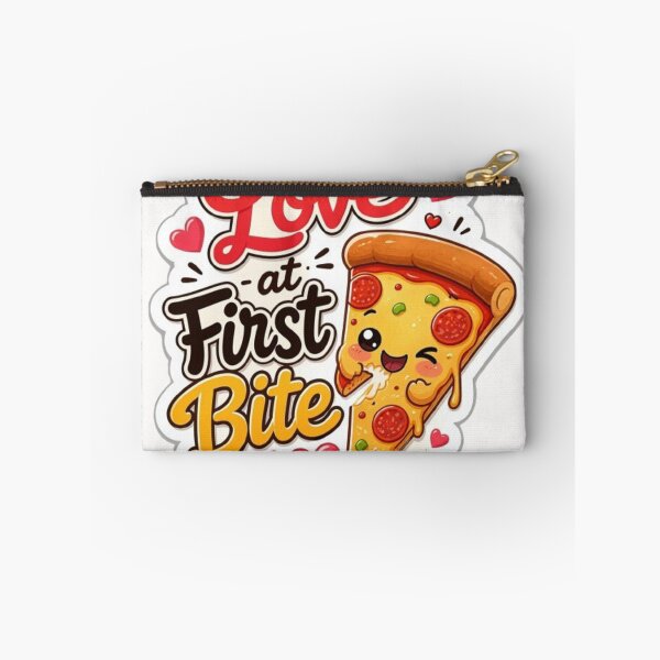 Item preview, Love at First Bite Cute Pizza Sticker designed and sold by WX-ST.