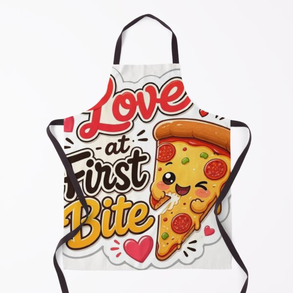 Item preview, Love at First Bite Cute Pizza Sticker designed and sold by WX-ST.