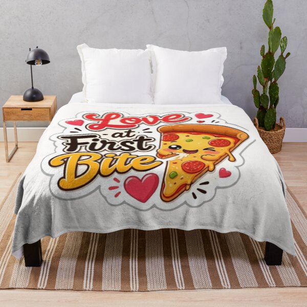 Item preview, Love at First Bite Cute Pizza Sticker designed and sold by WX-ST.