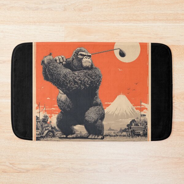 Item preview, Gorilla Playing Golf at Sunset designed and sold by ClubVacay.