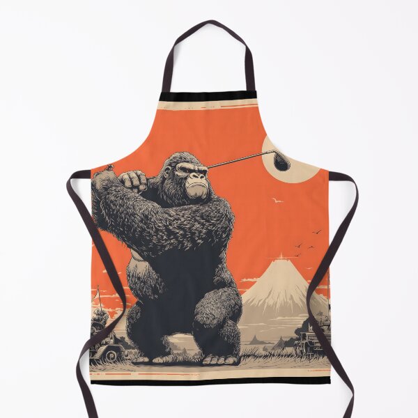 Item preview, Gorilla Playing Golf at Sunset designed and sold by ClubVacay.