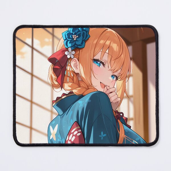 Item preview, Pecorine Princess Connect Teal Kimono Window Smile designed and sold by SuperTeamCanada.