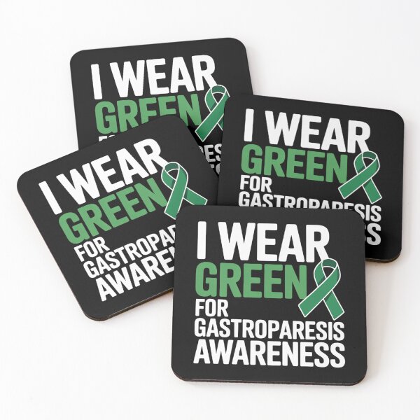 Item preview, I Wear Green Gastroparesis Awareness Ribbon designed and sold by fferomananul.