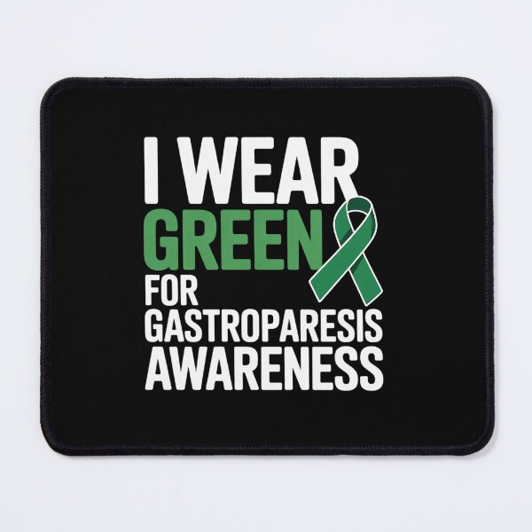 Item preview, I Wear Green Gastroparesis Awareness Ribbon designed and sold by fferomananul.
