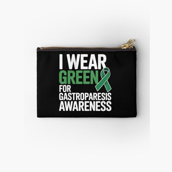 Item preview, I Wear Green Gastroparesis Awareness Ribbon designed and sold by fferomananul.