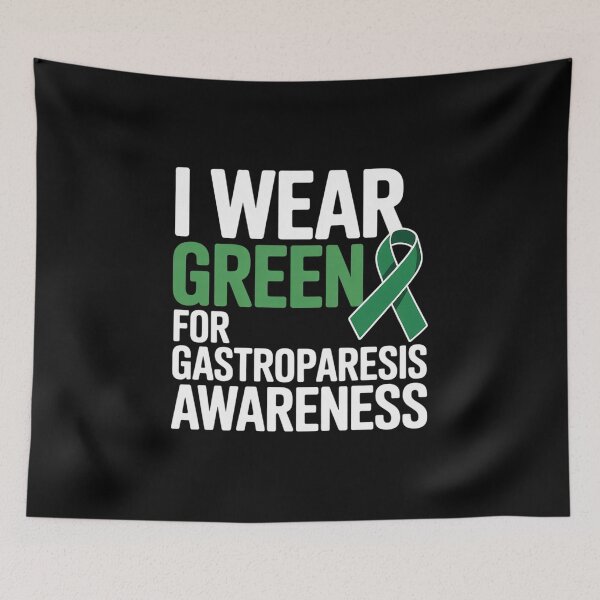 Item preview, I Wear Green Gastroparesis Awareness Ribbon designed and sold by fferomananul.