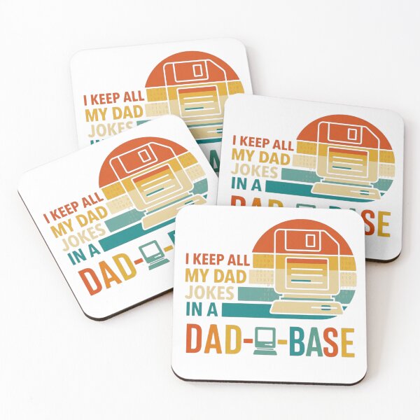 Item preview, I Keep All My Dad Jokes In A Dad-Base designed and sold by BestKindStudio.