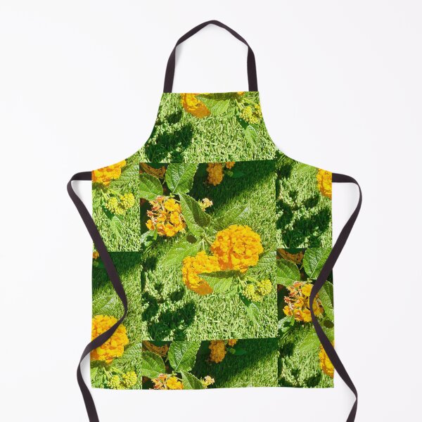 Item preview, Yellow Lantanas Flowers Stickers Prints Posters Wall Art Magnet Home Coffee Cup Decoration TShirt Stationary Notebook Magnet Hat Kitchen Work School Office Redbubble Shop designed and sold by Saritas Boutique Shop.