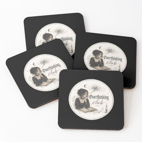 Item preview, GOTHIC GIRL OVERTHINKING CLUB designed and sold by gothelis.