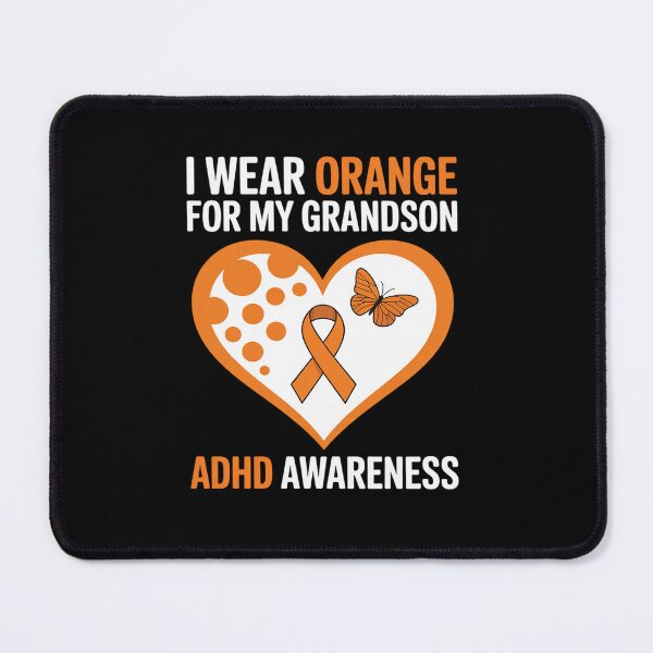 Item preview, I Wear Orange For My Grandson ADHD Awareness Month designed and sold by fferomananul.