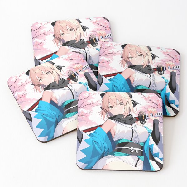 Item preview, Sakura Saber Okita Souji Fate Grand Order Cherry Blossom Samurai designed and sold by SuperTeamCanada.