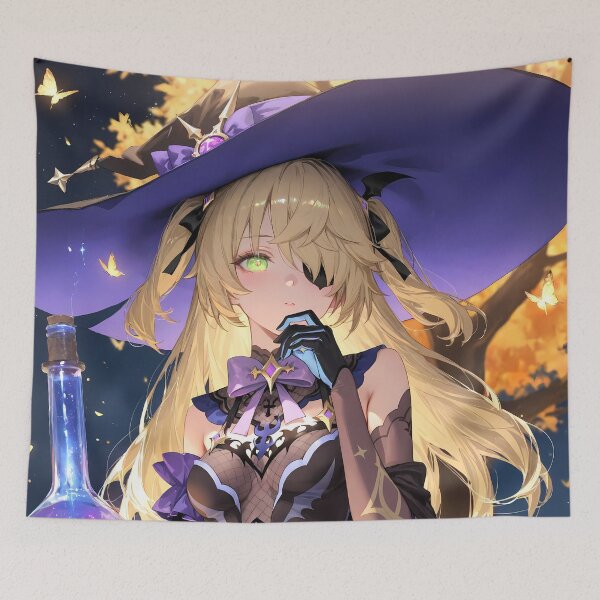 Item preview, Fischl Genshin Impact Witchy Potion Moonlight Magic designed and sold by SuperTeamCanada.