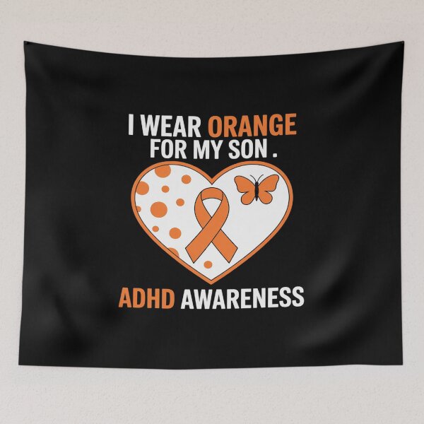 Item preview, I Wear Orange For My Son ADHD Awareness Month designed and sold by fferomananul.