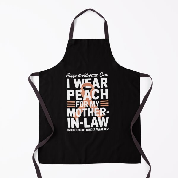 Item preview, I Wear Peach For My Mother-in-law Gynecological Cancer Awareness designed and sold by fferomananul.