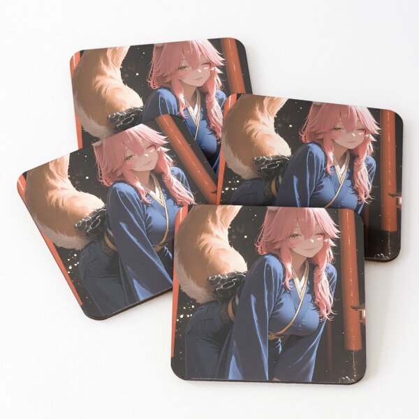 Item preview, Tamamo No Mae Fate Grand Order Shrine Lantern Kimono Glow designed and sold by SuperTeamCanada.