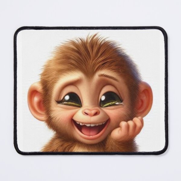Item preview, Happy little monkey  designed and sold by Trilalasticker.