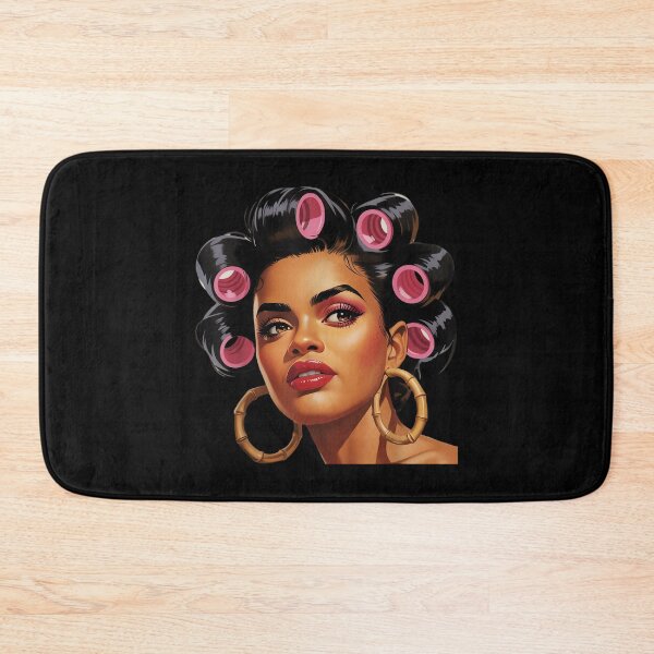 Item preview, Powerful Black Woman Curlers Soulful Art Tee designed and sold by ngan2614387.