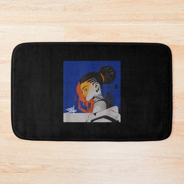 Item preview, Soulful Afro Woman Dreadlocks Bun Abstract Art designed and sold by ngan2614387.