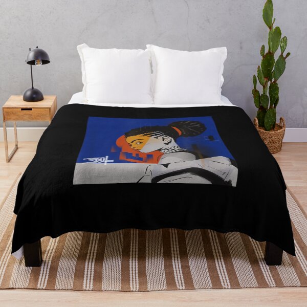 Item preview, Soulful Afro Woman Dreadlocks Bun Abstract Art designed and sold by ngan2614387.