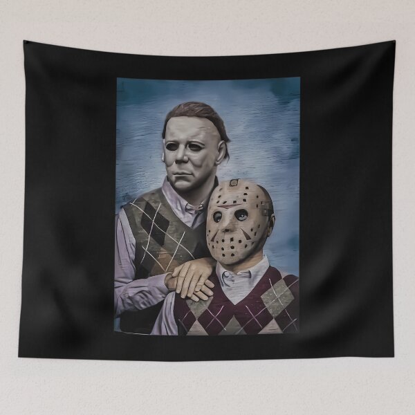 Item preview, Michael Myers And Jason Voorhees Step Brothers Movie Funny designed and sold by JQKERdesigns.