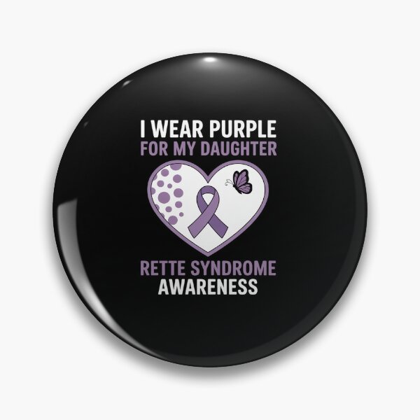 Item preview, I Wear Purple For My Daughter Rett Syndrome Awareness designed and sold by fferomananul.