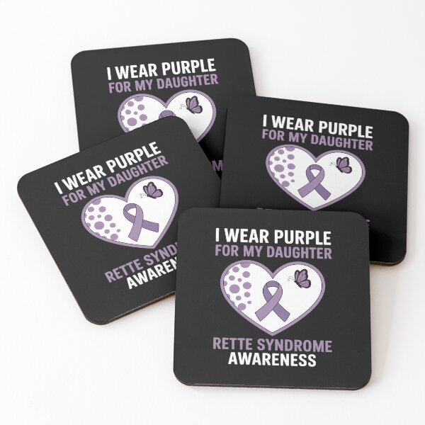 Item preview, I Wear Purple For My Daughter Rett Syndrome Awareness designed and sold by fferomananul.