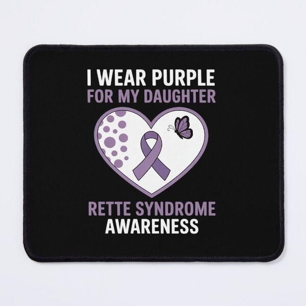 Item preview, I Wear Purple For My Daughter Rett Syndrome Awareness designed and sold by fferomananul.