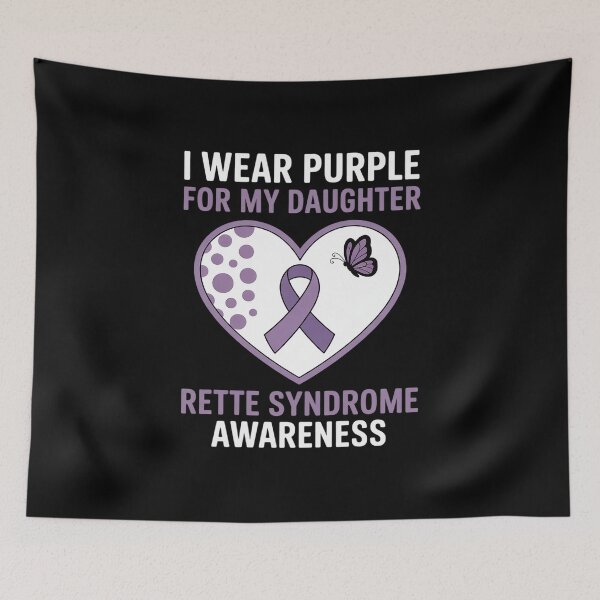 Item preview, I Wear Purple For My Daughter Rett Syndrome Awareness designed and sold by fferomananul.