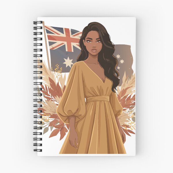 Item preview, Patriotic Australian Boho Woman - Aussie Flag & Pampas Grass Sticker designed and sold by BestChoiceService.