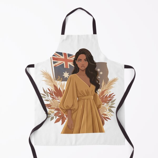Item preview, Patriotic Australian Boho Woman - Aussie Flag & Pampas Grass Sticker designed and sold by BestChoiceService.