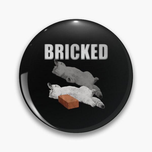 Item preview, Bricked Funny Cat Knocked Out designed and sold by rcgela.