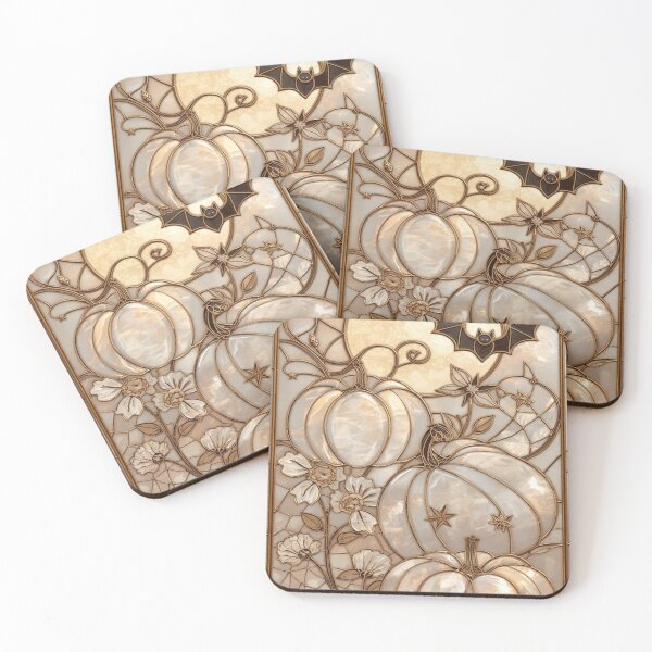 Item preview, Elegant Vintage Coquette Halloween Pumpkins designed and sold by BriSher.